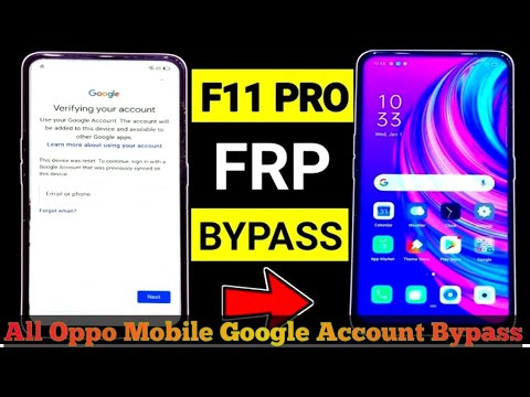 Oppo F11 Pro Frp Bypass || All Oppo Mobile Google Oppo F11 Pro Frp Bypass || All Oppo Mobile Google