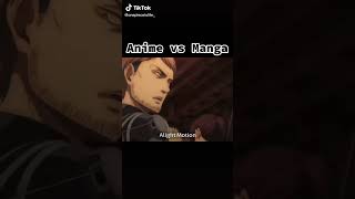 Attack On An Anime Vs Manga