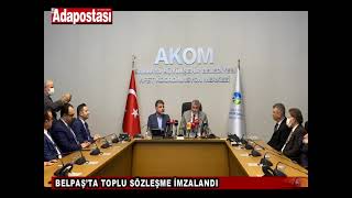 Belpaşta Toplu Sözleşme İmzalandi