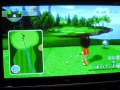 wii sports resort ゴルフ。奇跡のショット集。平成24年4月2日作成・撮影