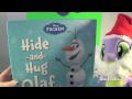 Disney Frozen Hide and Hug Olaf Book and Plush Set! Review by Bin's Toy Bin