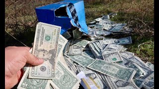 FOUND BOX OF MONEY!! FOUND BOX OF MONEY!!