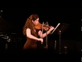 Jean Barraque "Sonate pour violon"  (US premiere) LIVE