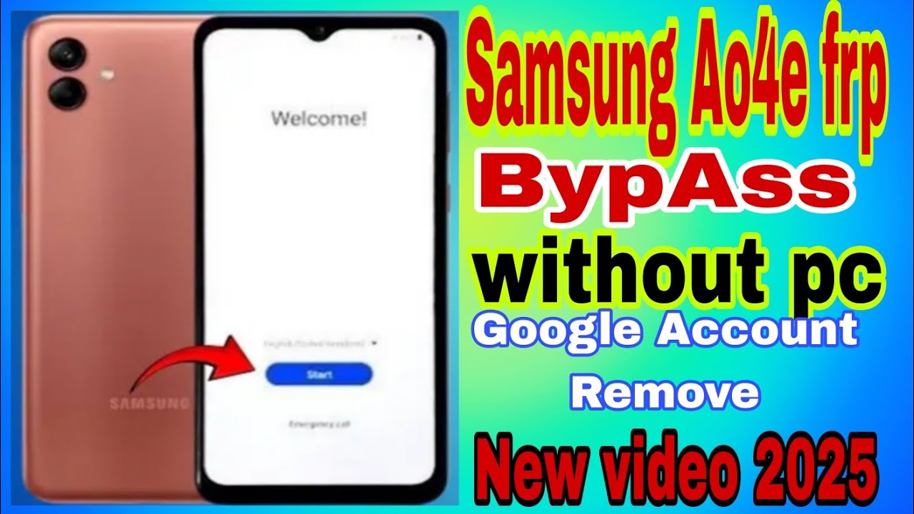 #samsung Ao4e Frp Bypass google account Android 12//13 #samsung Ao4e Frp Bypass google account Android 12//13