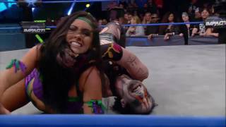Knockouts Champion Rosemary Vs. Santana Garrett Impact April 13Th, 2017