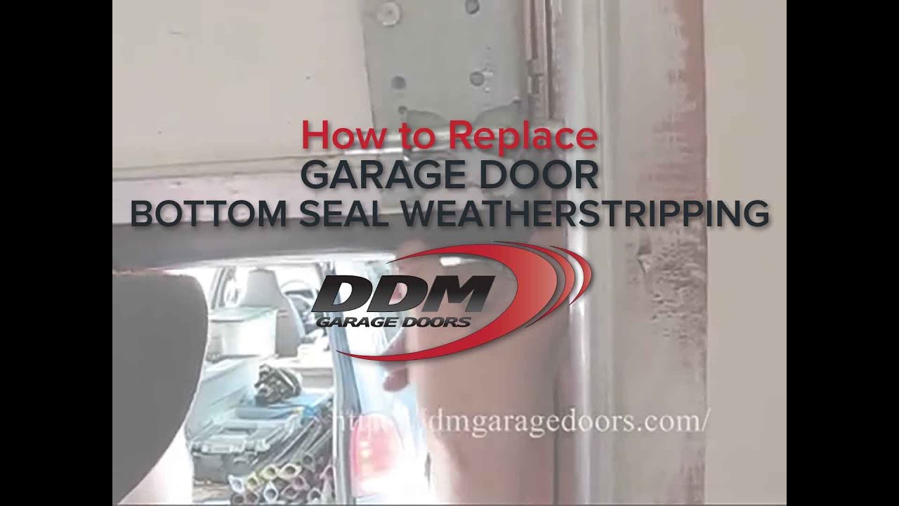 How To Seal Garage Door