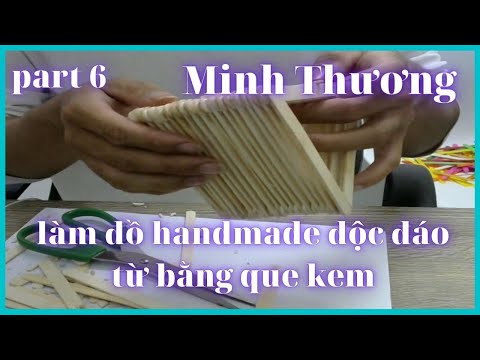 Ý tưởng làm đồ handmade độc đáo từ bằng que kem