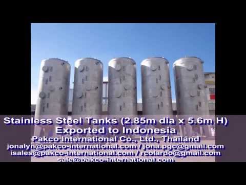 Stainless Steel Tank  (Exported to Indonesia) fabricated in Thailand