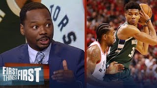 Bucks or Raptors: Who has the edge with the series tied? | NBA | FIRST THINGS FIRST