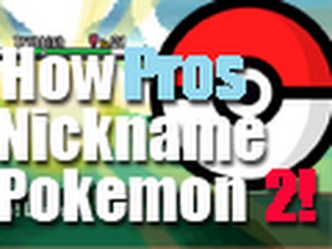 pokemon nicknames