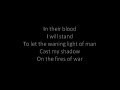 Shadow of War - Fires of War (Lyrics) by Nathan Grigg and Kelli Schaefer