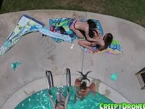 Видео Дрон Снимает Обнаженных Девушек