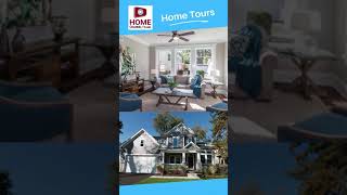 Custom Home with Large Open Layout & Sunroom (1-Min. House Tour) - Interior Design Ideas - #shorts
