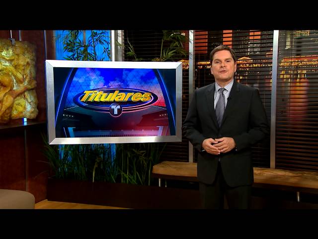 Titulares Telemundo / Sin temor alguno / Titulares