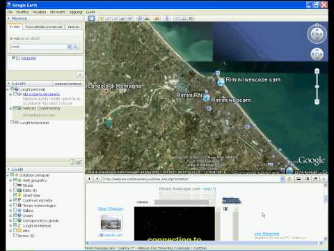 Webcam Streaming/Livescope on Google Earth by CoolStreaming Webcam Streaming/Livescope on Google Earth by CoolStreaming