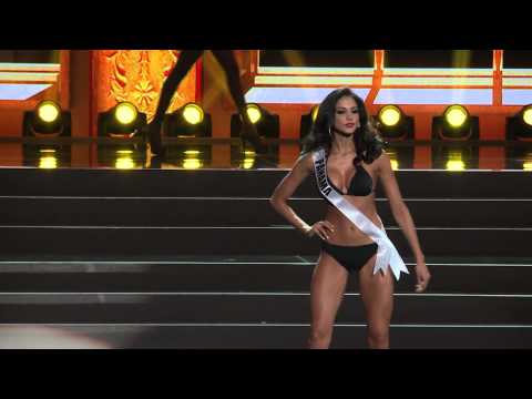 Presentación de Miss Panamá, Carolina Brid, en la preliminar del Miss Universo 2013