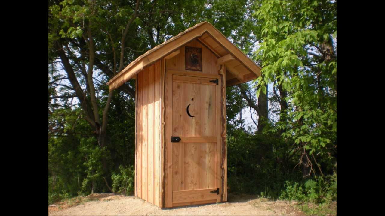 Building The Outhouse - YouTube