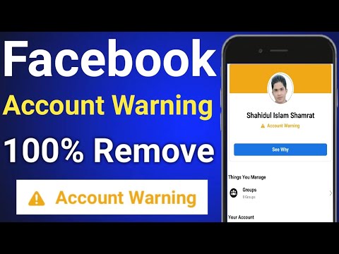 account warning remove Facebook | how to remove Facebook account warning remove Facebook | how to remove Facebook