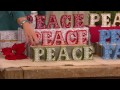 Temp-tations Ceramic Inspirational Holiday Letters with Mary Beth Roe