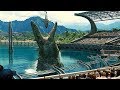 Mosasaurus Feeding Show Scene - Jurassic World (2015) Movie Clip HD