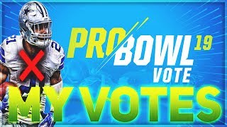 Come Get Triggered At My Pro Bowl Votes | 2019 NFL Pro Bowl