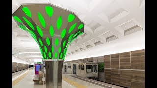 Видео Обзор новой станции "Дубравная" казанского метрополитена от ivantrains, Дубравная улица, Казань, Россия