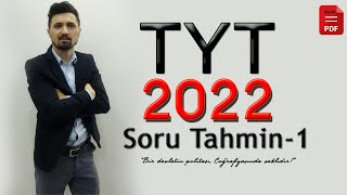 Tyt 2022 Coğrafya Soru Tahmi̇n-1Pdf Tyt-Ayt-Kpss