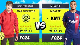 Starfreestyle Vs. Mbappé ... Sur Fc24 (Qui Est Le Meilleur?)