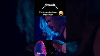 Why Jason Newsted Gave James Hetfield A Look Of Death On Stage #Metallica
