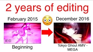 My Anime edits in the last 2 years ? from the beginning until now ??