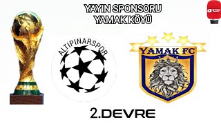 Yamak Spor 1 - Altıpınar Spor 0 2.Devre 2023