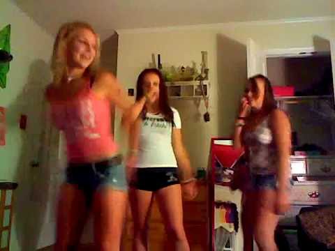 Webcam dancing friends