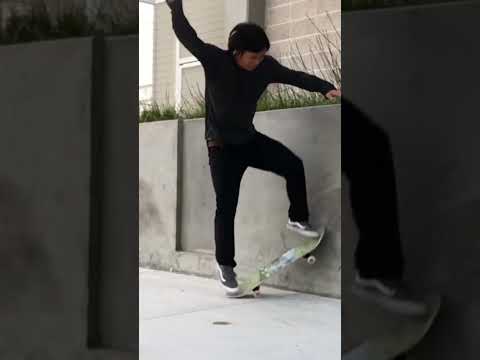 Nollie Flipping Off of a Vertical Wall #shorts