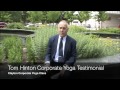 St. Louis Corporate Yoga: Client Tom Hinton Testimonial