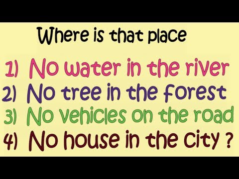 Common Sense Test |General Knowledge Questions and Answers | Part 1|| Puzzles and Riddles