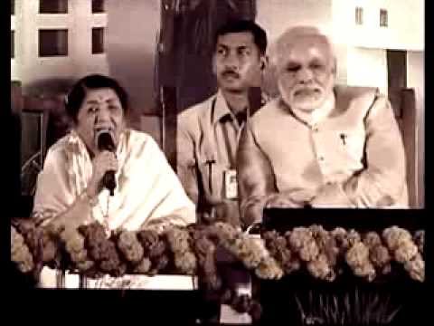 Ek tu hi Bharosa..Latajis Support for Narendra Modi