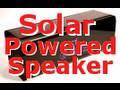 Awesome Solar Powered Speaker Review! - DevoTec Solar Sound 2