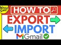 How to export AND import a backup of your Gmail emails #takeout