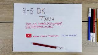 3-5 Dk Tari̇h - Türklerde Hükümdar Türk Devlet Teşki̇lati - Erkan Ayranci 2022