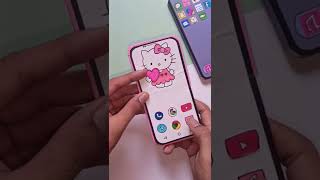 DIY HELLO KITTY FLIP  PHONE WITH PAPER / Easy Phone Notebook Craft Ideas / (#sho