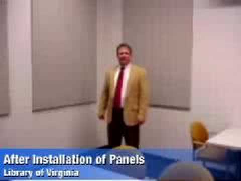 Acoustically Treated Room (Noise Control Products Application)