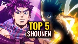 TOP 5 ANIMES SHOUNEN | #DesafioSenpaiTV