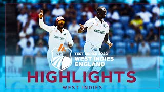 Extended Highlights | West Indies v England | Eng Fightback After Collapse | 3rd Apex Test Day 1