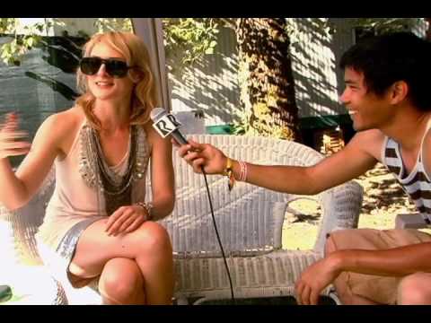 Emily Haines from Metric Interview from Virgin Festival 2009 Vancouver