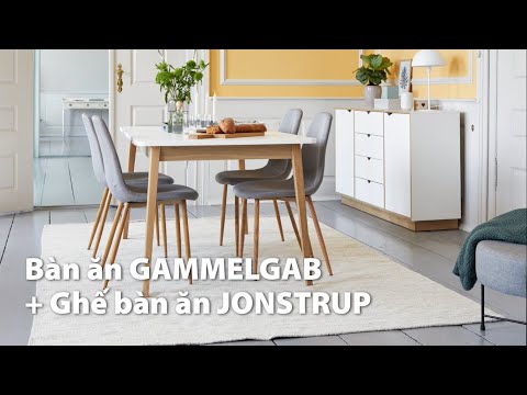 🪑 Khám phá bộ bàn GAMMELGAB và ghế JONSTRUP