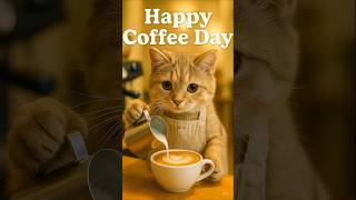 Cutest Cat Making Latte