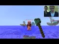 FACECAM Minecraft Hunger Games w/ Mitch and Sam Game #100 30 Second Switch!