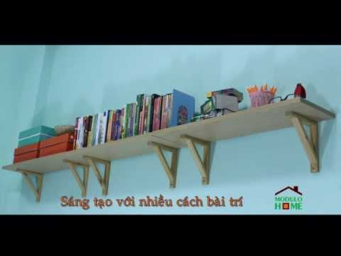Hướng dẫn lắp ráp kệ treo tường đa năng MDL-001