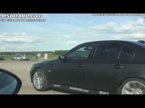 BMW M5 RPI exhaust V10 vs BMW M3 ESS VT-625 manual 6-speed