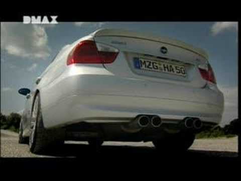 The very cool and brutal BMW E90 Hartge H50Topspeed test at German highway